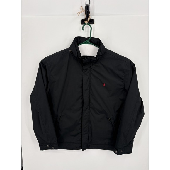 Polo Ralph Lauren Other - Polo Ralph Lauren VTG Jacket Men's Black Soft Shell Fleece Lined Hooded, XXL